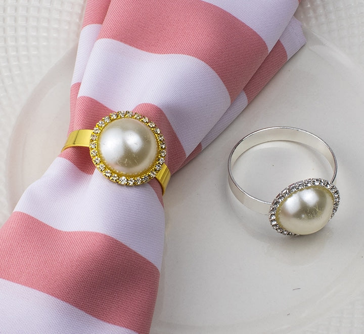 Round Pearl Napkin Ring
