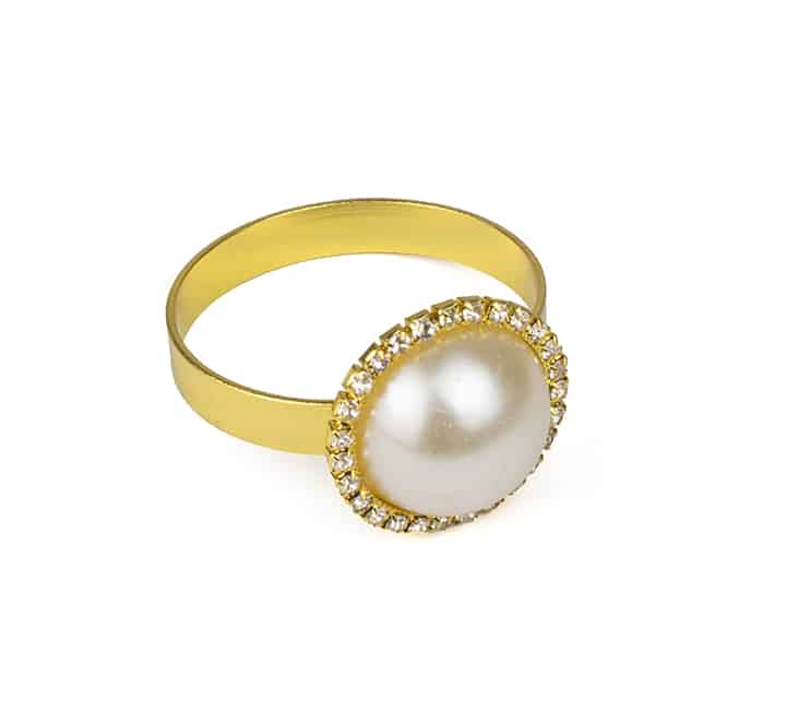 Round Pearl Napkin Ring