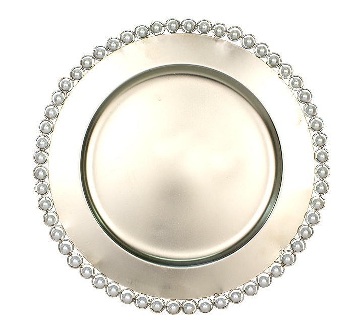 Round Steel Underplate with Pearl Edge