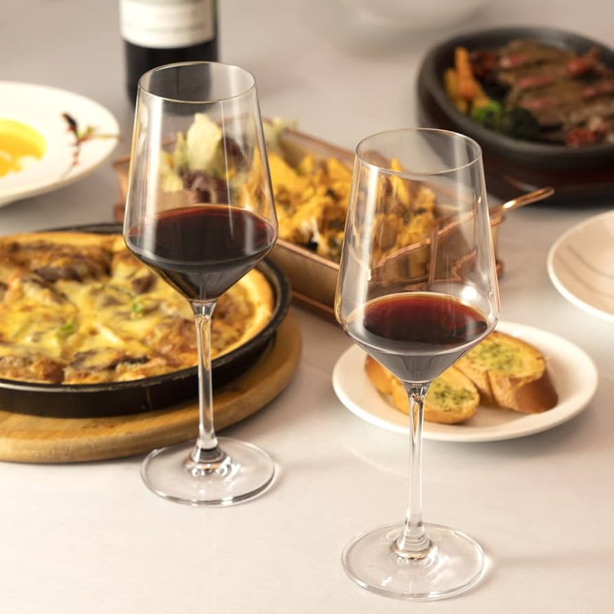 Shining Crystal 4 Pcs Wine Glasses 23.5cm