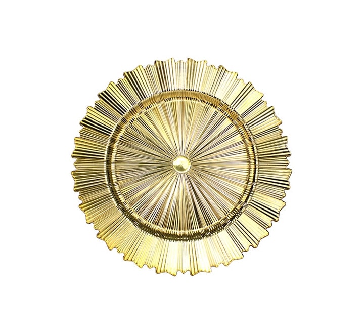 Shiny Plastic Underplate Firework Pattern