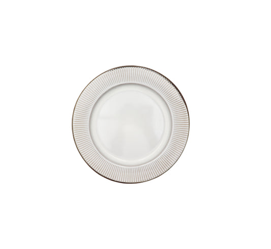 Side Plate with Patterned Edge 20cm
