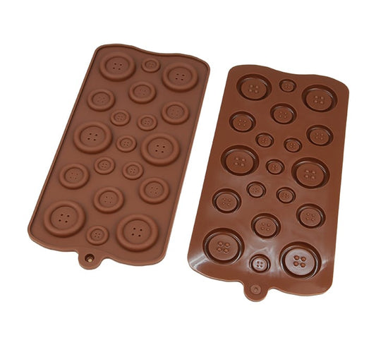 Silicone Buttons Chocolate Mould