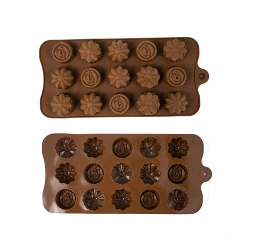 Silicone Chocolate Mould - Flowers