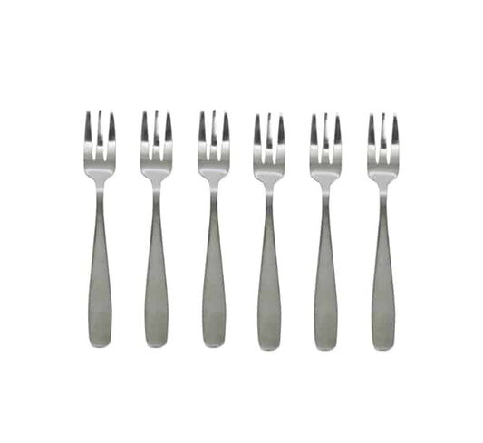 Silver Cake Forks 6 Piece - 15cm