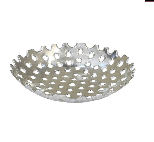 Silver Ceramic Tray