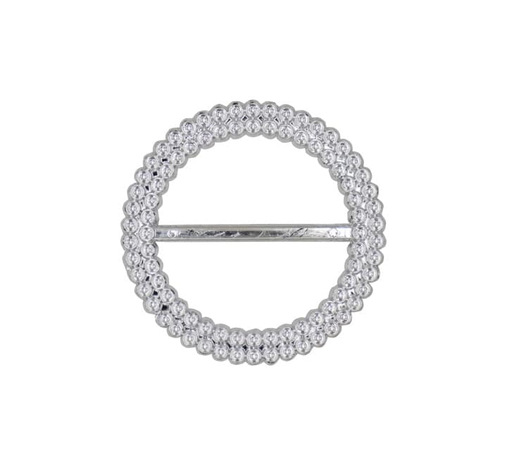 Silver Plastic Napkin Ring