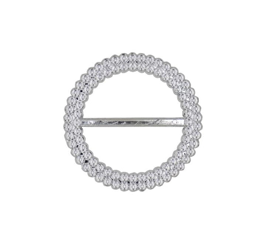 Silver Plastic Napkin Ring