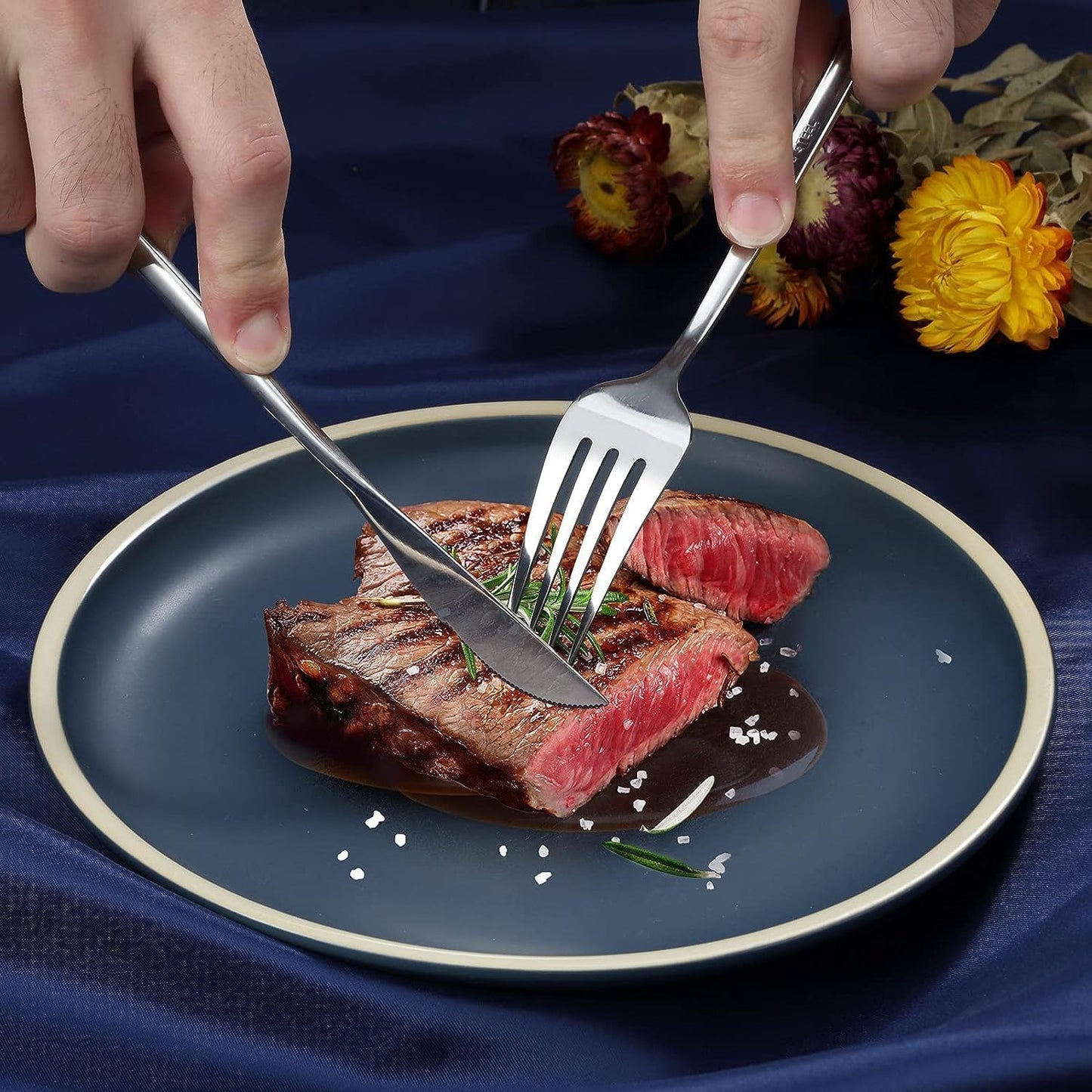 Stylish Silver Portugal Cutlery Set - 3 Piece