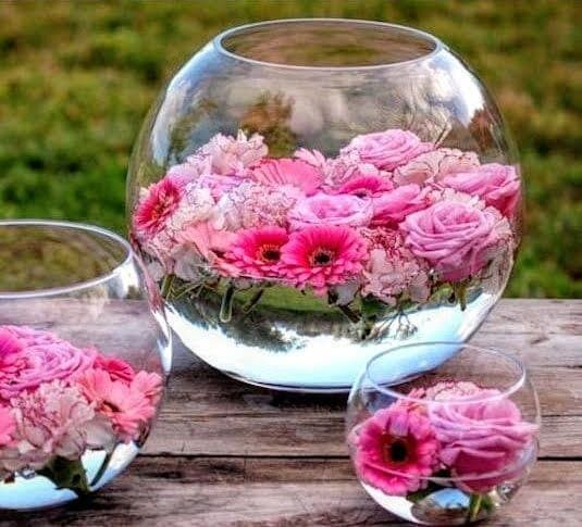 Small Glass Fish Bowl