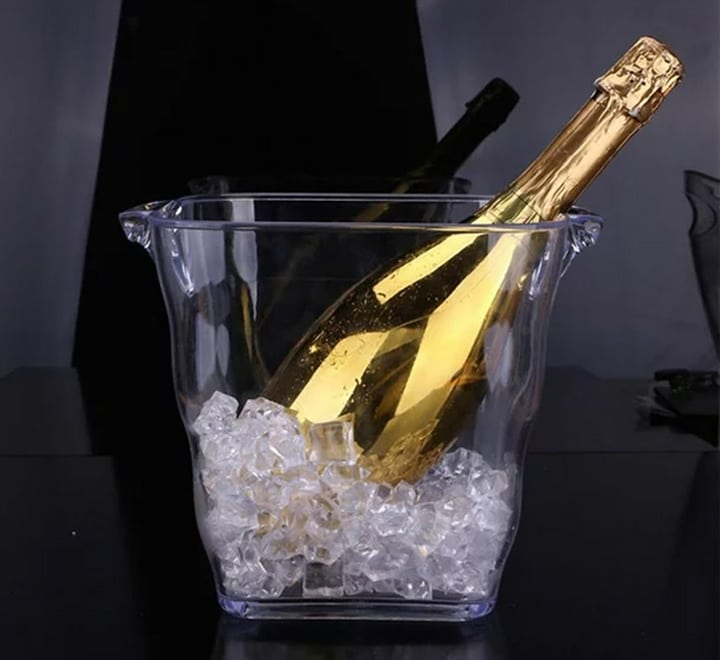 Square Acrylic Ice Bucket