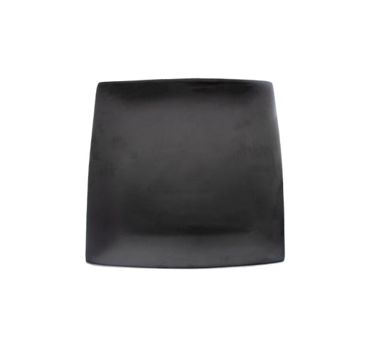Square Black Dinner Plate 27cm
