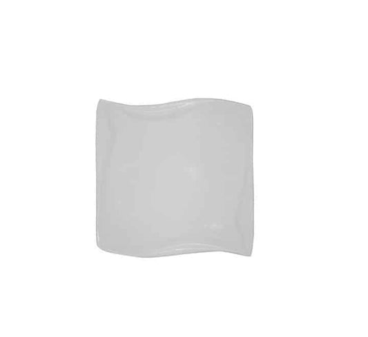 Square Side Plate White - 20cm