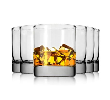 Whiskey Glasses 240ml Elegance - Set of 6
