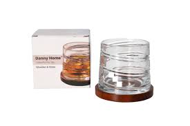 Whisky Glass with Coaster (320ml)
