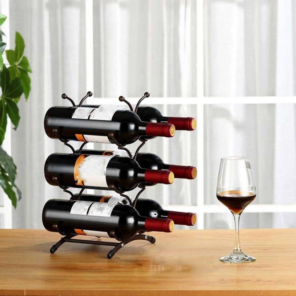 Wine Bottle Rack - 6 Bottles