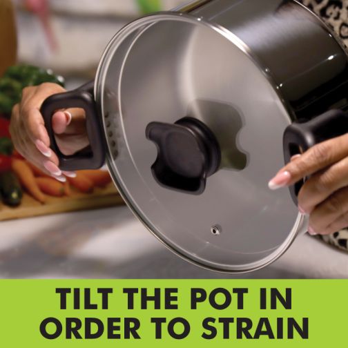 Bauer 6pc Strainer Stainless Steel Pot Set