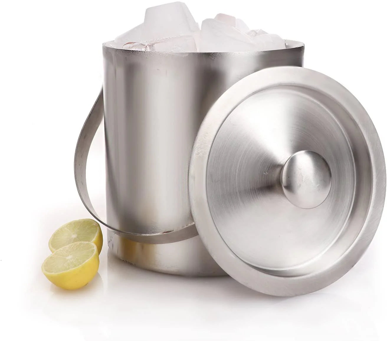 Double Wall Ice Bucket With Lid (2L)