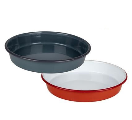 Cake Tin 24cm Round - Enamel