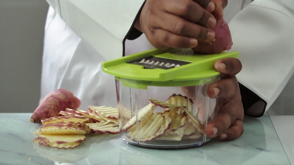 Twista 8-in-1  Manual Food Chopper with Mandolin