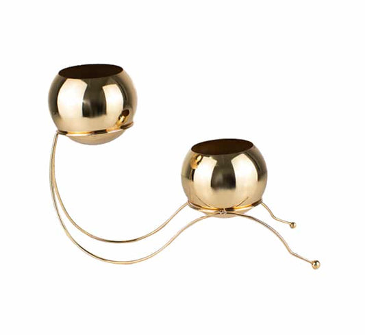 2 Cup Gold Centerpiece