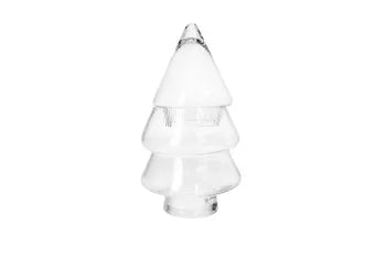2 Layer Glass Cookie Jar