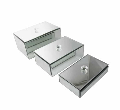 3pc Mirror Trinket Box