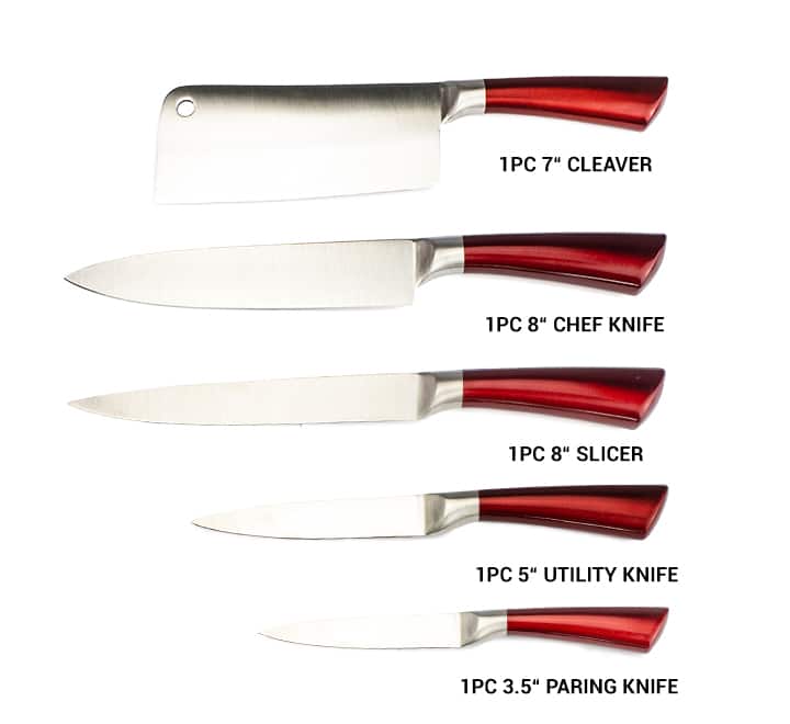 Chef's - 9 Piece Elegant Knife Set
