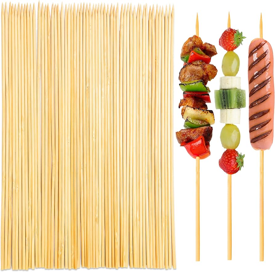 Bamboo Earth 100 x 300mm Bamboo Skewers