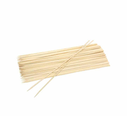 Bamboo Skewers 30cm Round - 80 to 100 Pieces