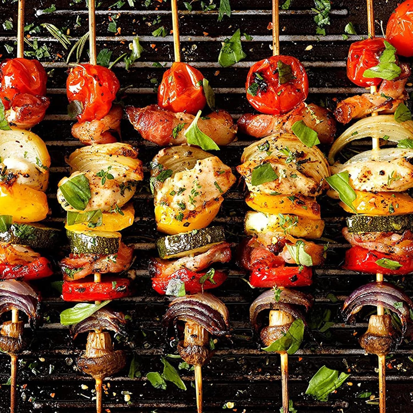 Bamboo Skewers 30cm Round - 80 to 100 Pieces