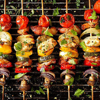 Bamboo Skewers 30cm Round - 80 to 100 Pieces