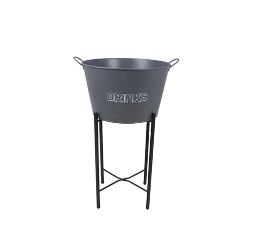 Bar Butler Wine Bucket on Black Stand