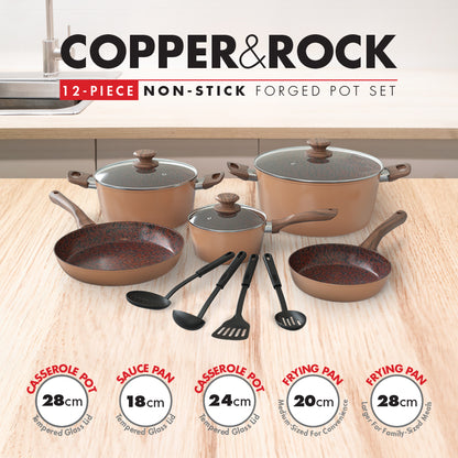 Bennett Read 12 Piece Copper and Rock Set