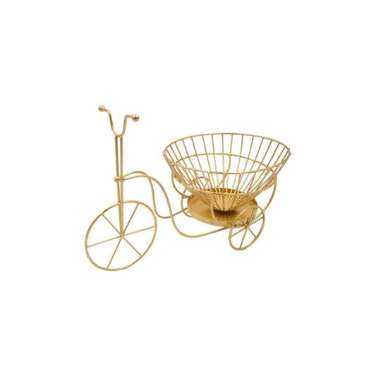 Bicycle Fruit Basket - Gold