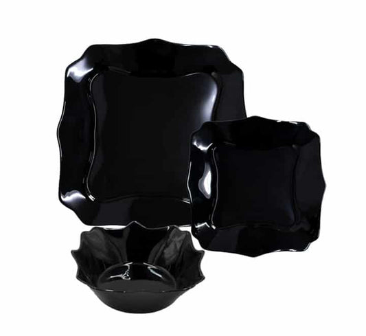 Black Dinner Set 3pc