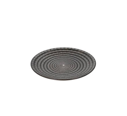 Black Tribal Side Plate 19cm