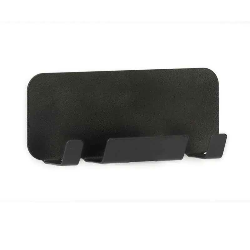 Black Wall Mounted Mobile Phone Holder & Self Adhesive Tape