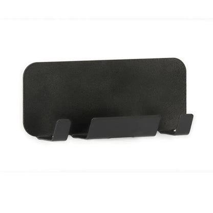Black Wall Mounted Mobile Phone Holder & Self Adhesive Tape