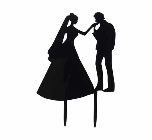 Bride & Groom Wedding Cake Topper