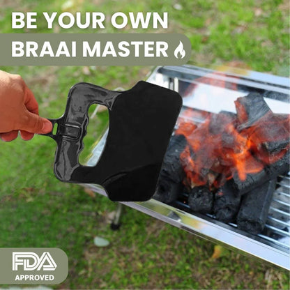 Camp Master Braai Fan Plastic Set (Pack of 1)