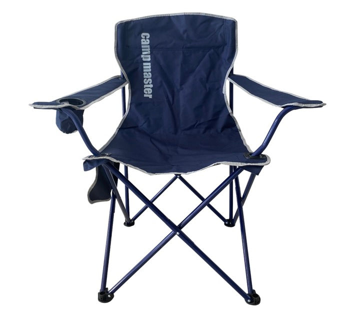 Camp Master Classic 200 Camping Chair (Navy and Grey)