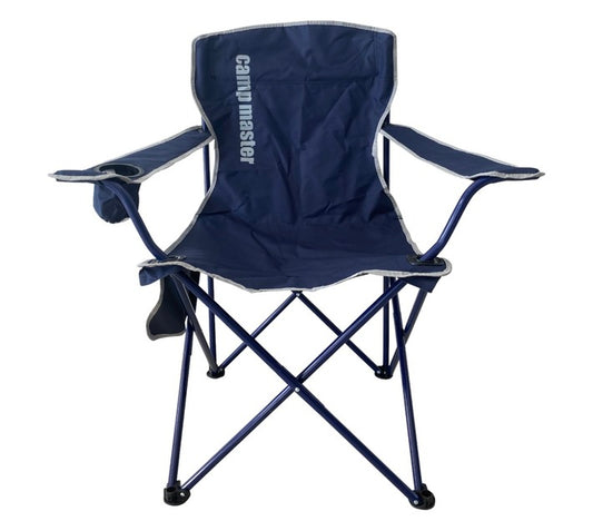 Camp Master Classic 200 Camping Chair (Navy and Grey)