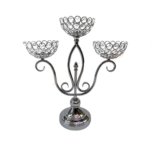 Candle Stand Silver
