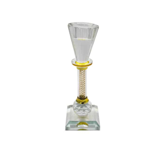 Candle Stand with Gold Insert 20.5cm