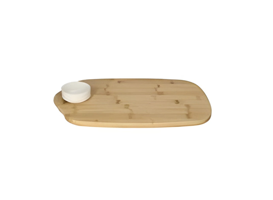 Bamboo Board & Bowl Set 2pcs