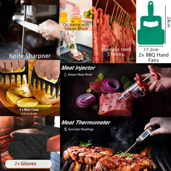 Cart in Mart 40-Piece Braai & BBQ Tool Set