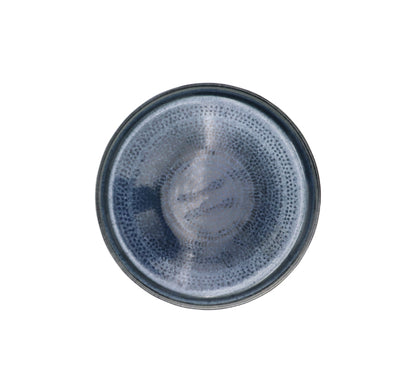 Ceramic Dinner Plate 27cm Dotted Blue
