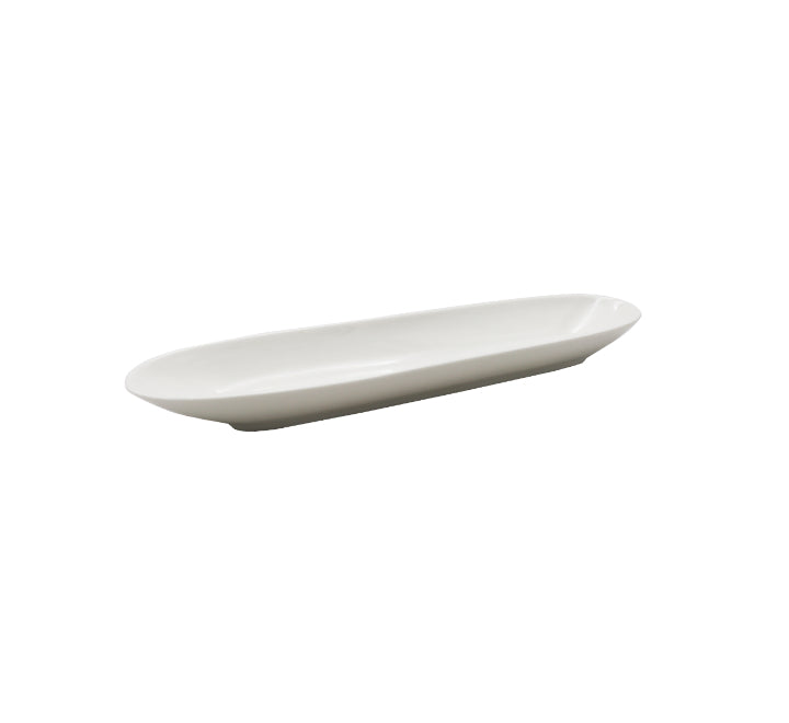 Ceramic Serving Platter - Long Oval Design