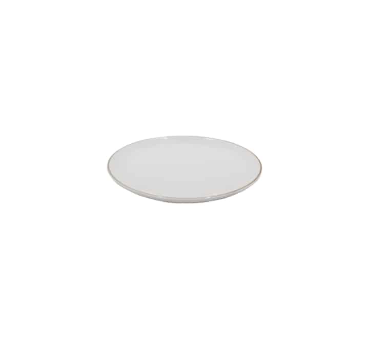Ceramic Side Plate with Gold Rim 20cm